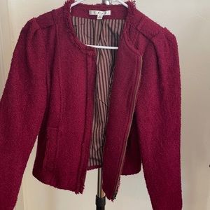 Beautiful Burgundy jacket by Cabi